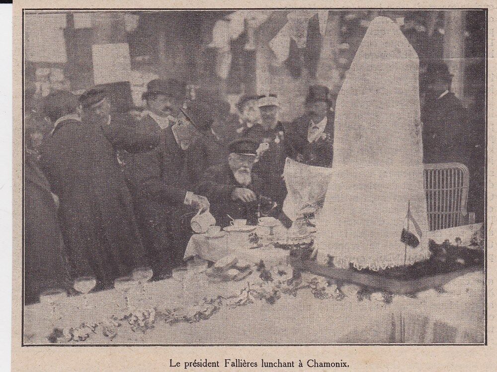 Copieuze lunch in 1910