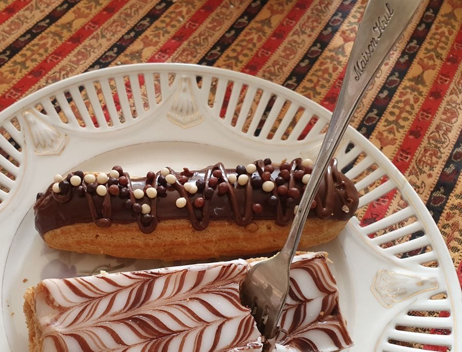 Taartvorkje en taart